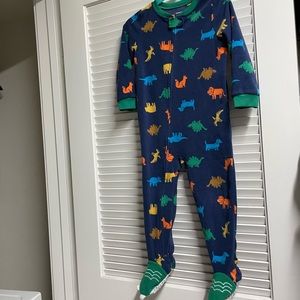 Carter’s Dino fleece pajamas with footies 3t